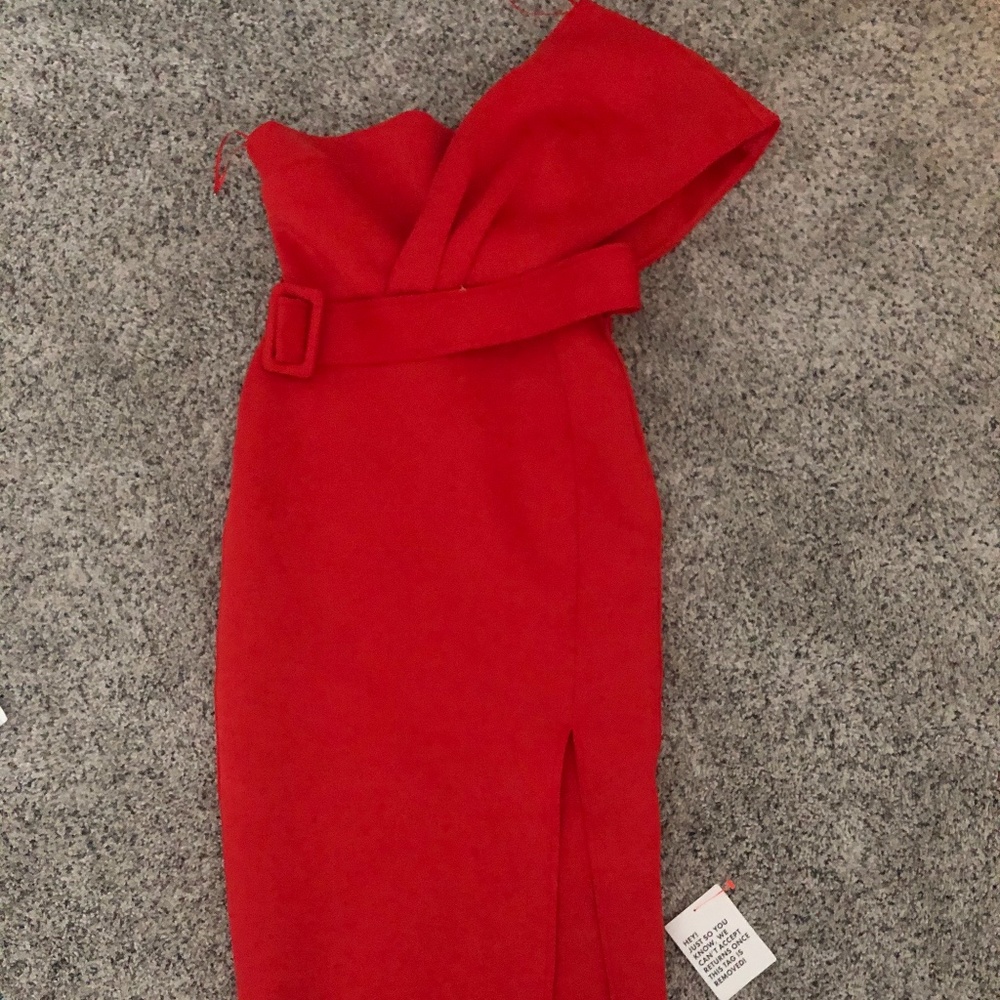 Red dress